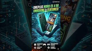 Unboxing &amp; Gaming]😈 OnePlus Nord CE 4 5G - Real Gaming Test &amp; Full Features! 🔥#free fire test 👍