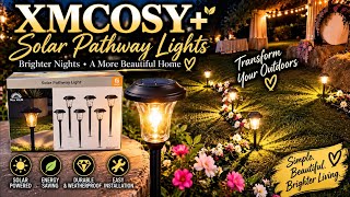 WOW! Look What XMCOSY+ Solar Pathway Lights Did to Our Yard!