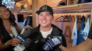 Ryan Ward Reacts To First Major League Home Run, Long Waiting Game With Dodgers, Emotional Day