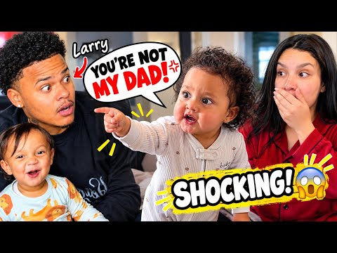 ZAZA Say Your Not my Daddy #funny #baby #family #larobenz 