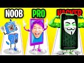 NOOB vs PRO vs HACKER In PHONE RUN 3D!? (ALL LEVELS!)