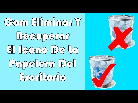 Video: Cómo Quitar El Icono De La Papelera Del Escritorio De Windows XP