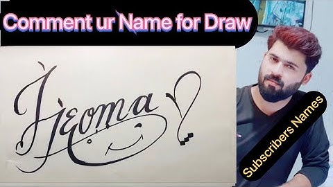 How to Write with Cut Marker | Ijeoma Name Signatures | #ijeoma  #englishcalligraphy #shorts