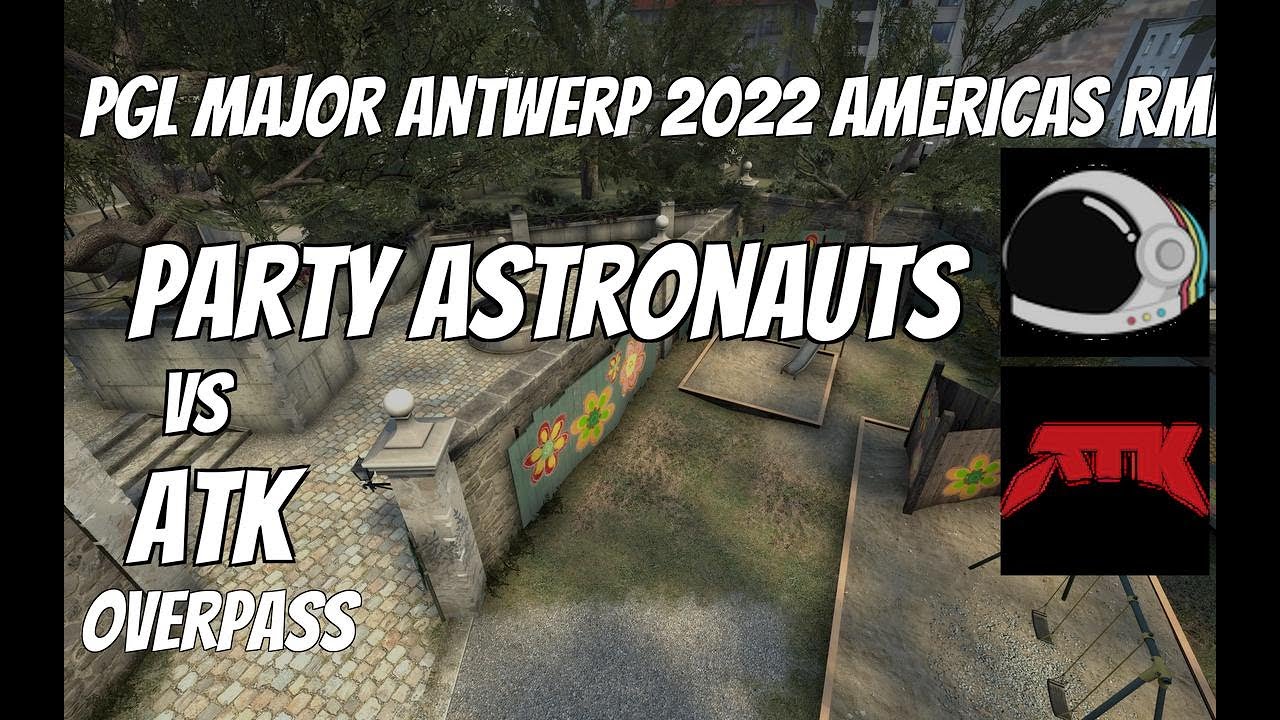 Party Astronauts vs ATK Highlights / quarter-final at PGL Major Antwerp 2022 Americas RMR NA Open Qu