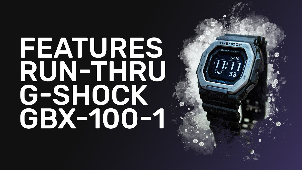 Casio G Shock Gbx 100 1 Scud