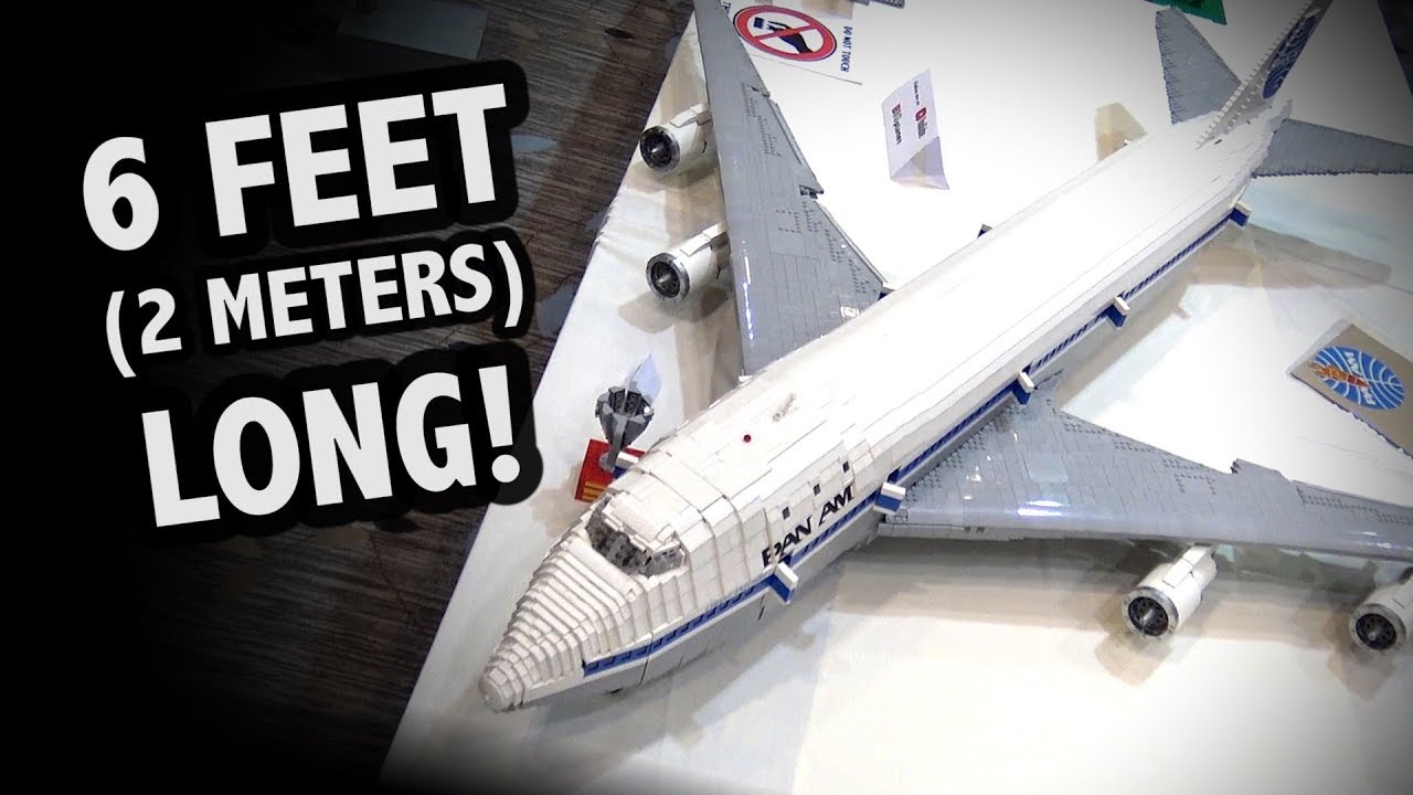 Giant LEGO Boeing with Full Interior! Bricks by Bay 2018 -