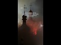 Historic Kyiv monastery on fire after Russian attack