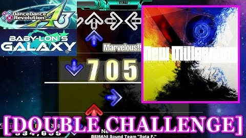 【DDR A3】 New Millennium / BEMANI Sound Team "Sota F." [DOUBLE CHALLENGE] 譜面確認+Clap