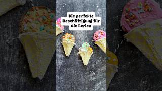 Eis-Girlande aus Eierkarton und Kaffeepads 🍦 #diy #basteln #bastelmitkindern