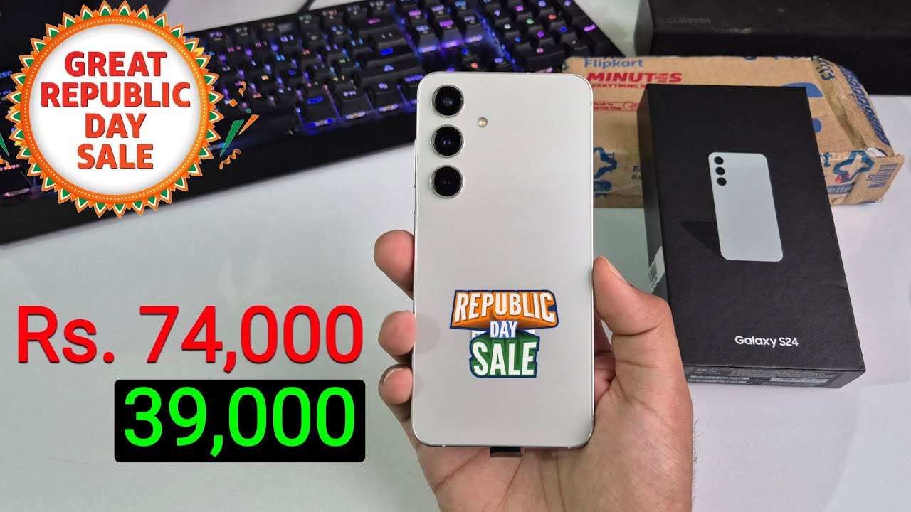 Samsung Galaxy S24 Unboxing at Rs. 37,000 --Flipkart Sale Unit