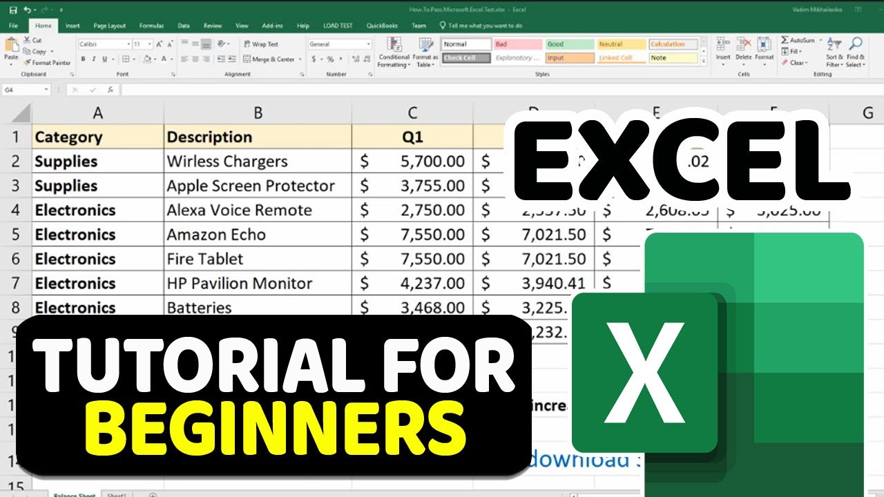 visual basic tutorial for excel