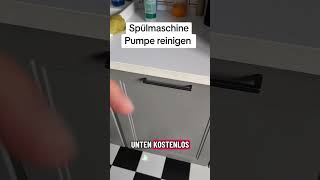 Geschirrspüler Pumpe reinigen