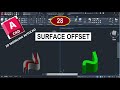 للمبتدئين شرح أوامر التعديل على الرسومات ثلاثية الأبعاد فى الأتوكاد SURFACE OFFSET IN AUTOCAD