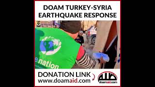 DOAM - Emergency Turkey-Syria Earthquake Response
