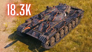 World of Tanks T100 LT  18.3K Assist Damage & T100 LT  18K