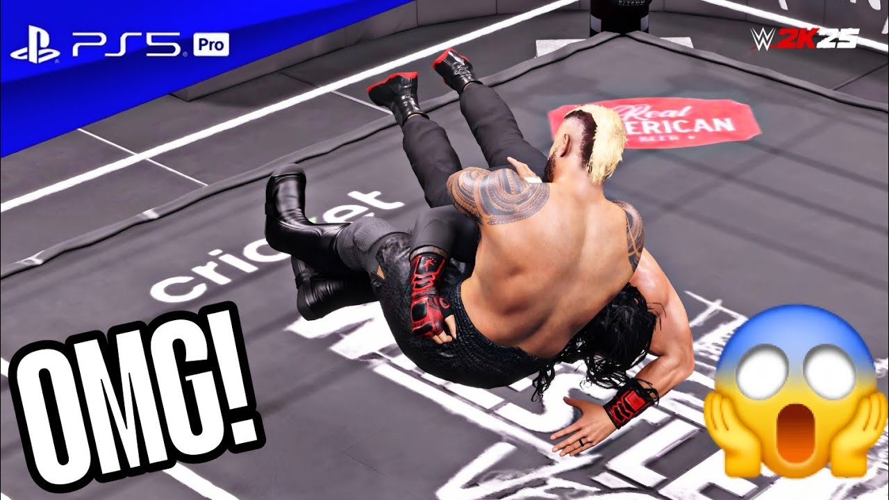 WWE 2K25 - Roman Reigns vs. Solo Sikoa Tribal Title Match at WrestleMania 42 | PS5 Pro [4K60 HDR]