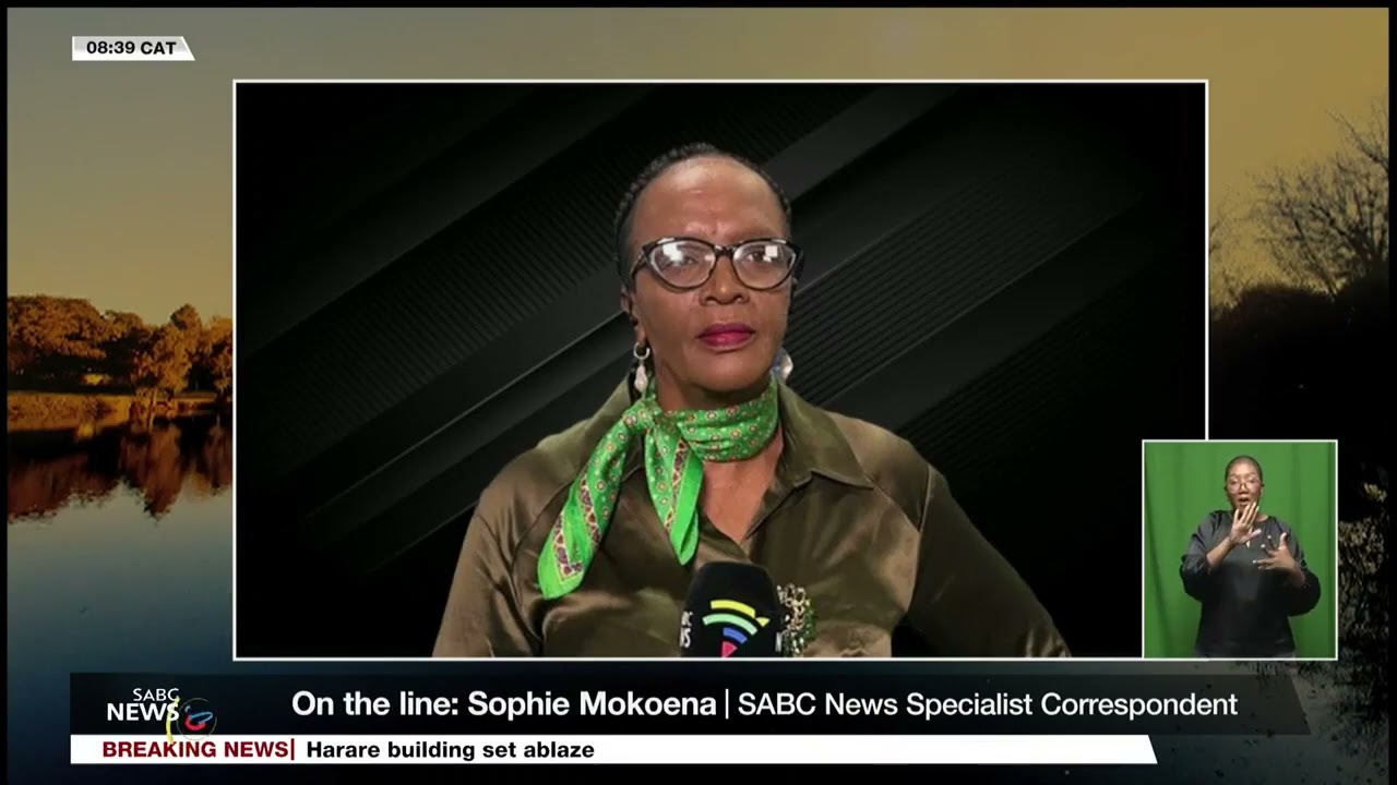 [WATCH] Fire Hits Zimbabwe’s SAPES Trust Before Opposition Press Conference | SABC News