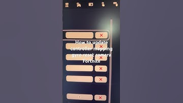 How to update controller mapping gyro reset camera Fortnite