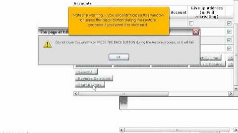 How to restore existing backups to your WHM server - Canadian Web Hosting