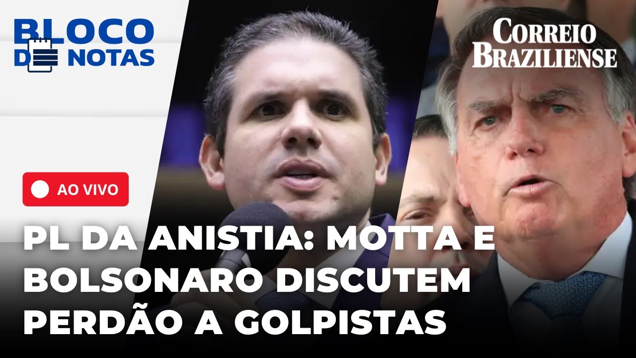 Motta e Bolsonaro discutem PL da Anistia - 