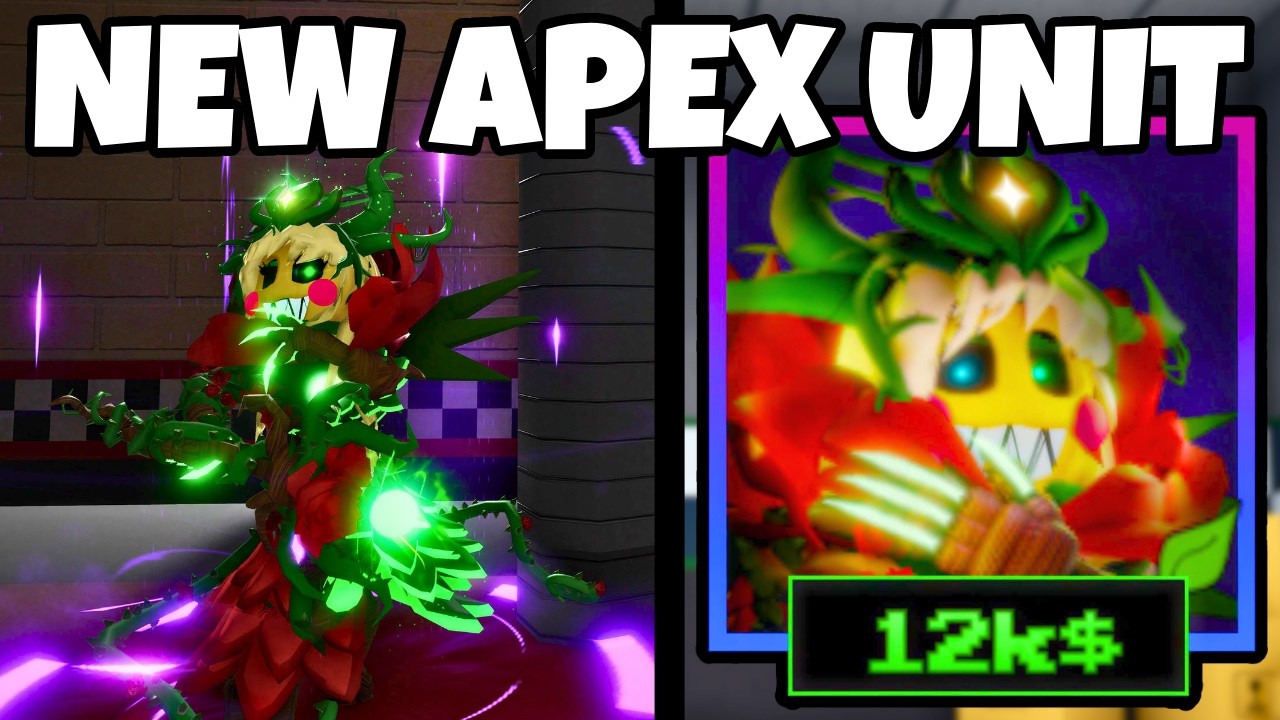 NEW GAIA CHICA APEX UNIT IS INSANE! - Roblox Five Nights TD 2