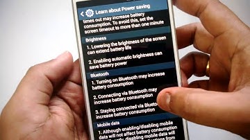 How to Use Power Saving Mode in Samsung Galaxy Note 3
