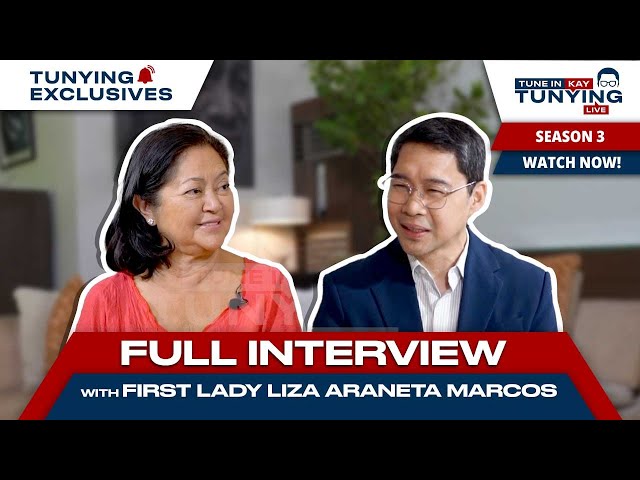 FULL INTERVIEW WITH FIRST LADY LIZA ARANETA MARCOS class=