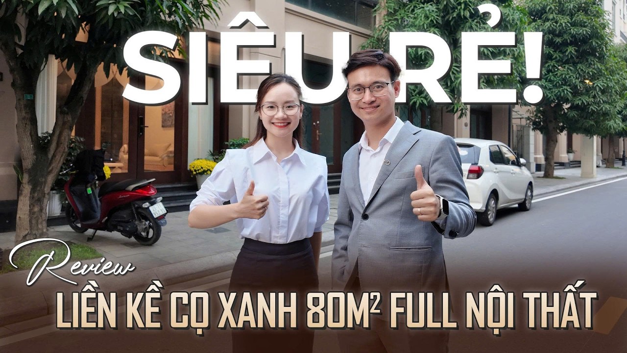 Giá Bất Ngờ - Liền Kề Cọ Xanh 80m² Full Nội Thất | Vinhomes Ocean Park 2