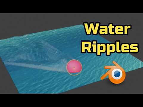 Create Realistic Water Ripples in Blender (Fast & Easy!)