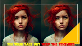 Add Textures Back to your Ai Art with GIMP - Fix Yo Face Part 2 of 2