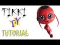 Как слепить Тикки Леди Баг из пластилина Туториал Tikki Lady Bug Tutorial