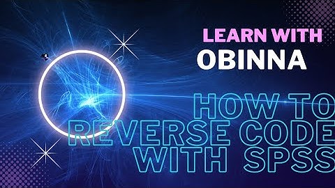 How to reverse code in SPSS