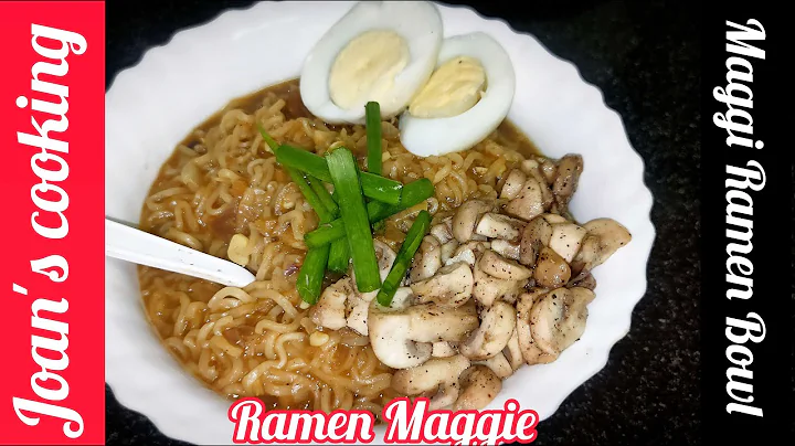 Maggi Ramen Bowl| HOME STYLE COOKING | EASY TO MAKE AT HOME|Ramen Maggie