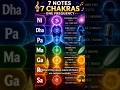 7 Notes 7 Chakras The Hidden Frequency of Your Consciousness