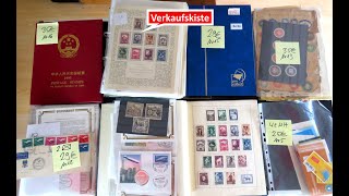 Briefmarken-Verkaufsfilm: Schatzsuche und Verkauf in Kiste 21 mit Briefmarken und Briefen