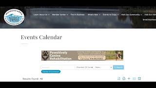How to Register for An Event from the Chamber Events Calendar (No Audio) News