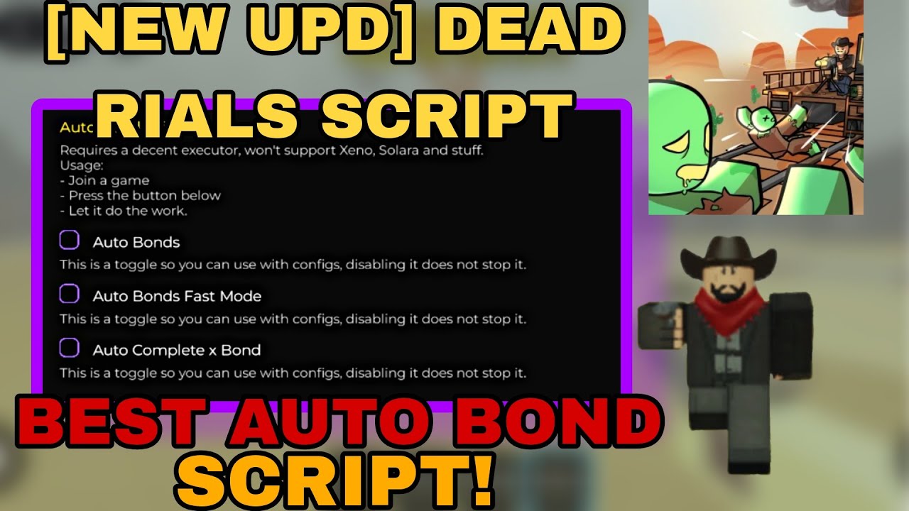 [NEW UPD] DEAD RIALS SCRIPT! - BEST AUTO BOND FARMING SCRIPT! - YouTube