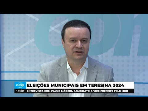 Paulo Márcio (MDB) é candidato a Vice-Prefeito de Teresina 11 09 2024