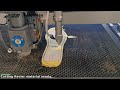 LaserMen LM-1390 300w hybrid CO2 laser cutting machine cutting Kevlar material insole #lasermen