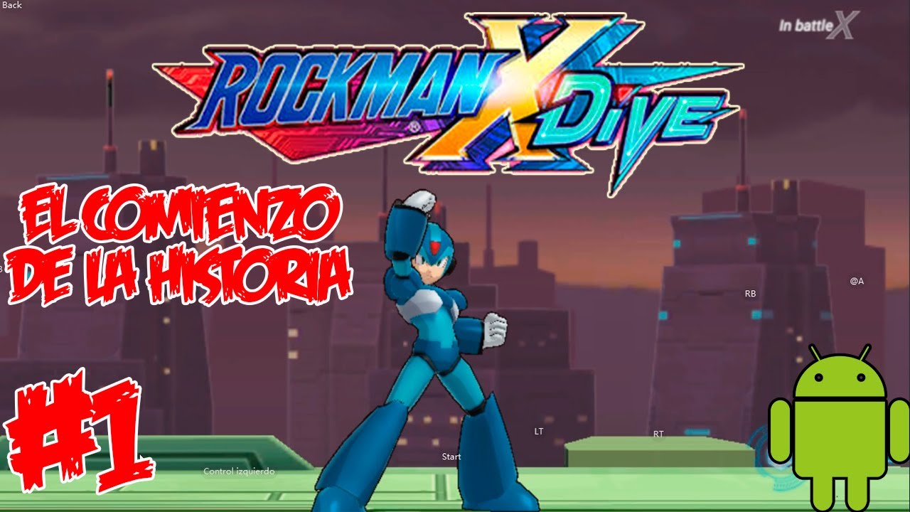 🤖Megaman X DIVE Android Gameplay Español PC (con emulador NOX) Parte 1 Rockman X Dive