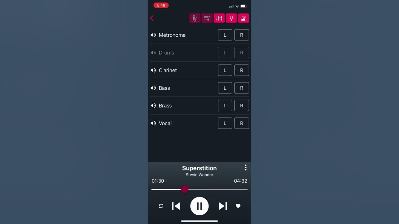 Superstition drumless track with click Superstition drumless track with click