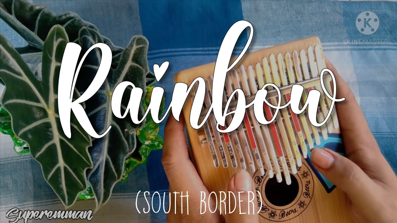 Rainbow (South Border) - EASY kalimba tutorial cover