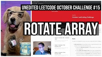 Rotate Array - Leetcode October Challenge #15 [raw]
