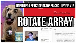 Rotate Array - Leetcode October Challenge #15 [raw]