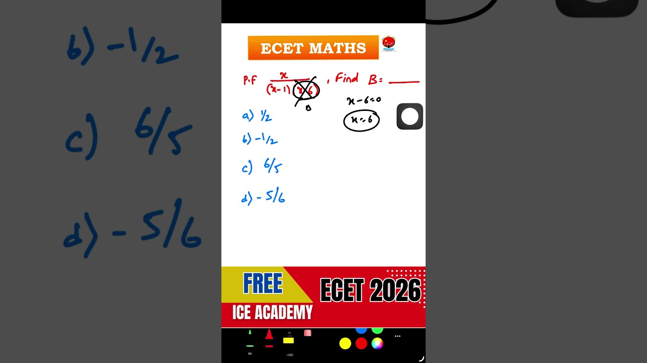 FREE ECET2026 Maths Classes 🚀 | Score High with Smart Tricks | Q-72 Fully Explained,#freeecet