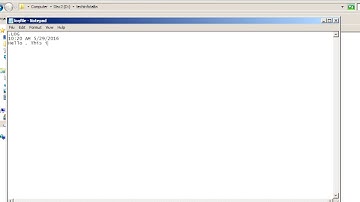 Log file with timestamp