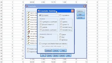 SPSS Tutorials: Cross Tabulation