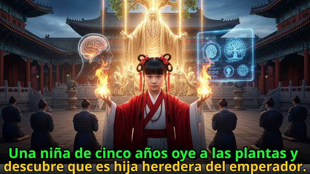 Una niña de cinco años oye a las plantas y descubre que es hija heredera del emperador.