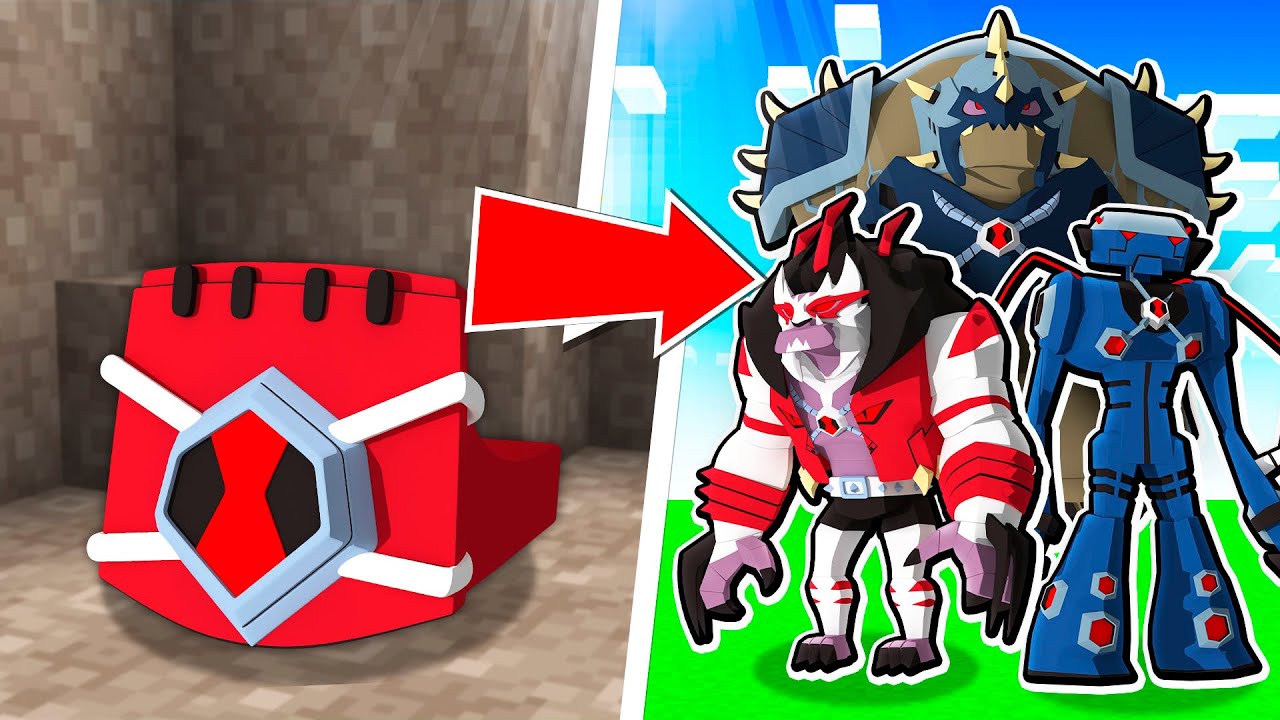 CRIEI o OMNITRIX SUPREMO do ALBEDO no MINECRAFT!