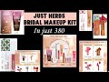 JUST HERB Bridal makeup kit in just 380 #trending #justherbs #commentforlink #subscribe#like#youtube